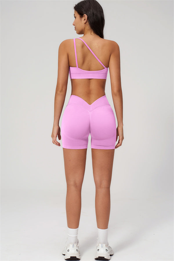 The Empower One-Shoulder Sports Bra