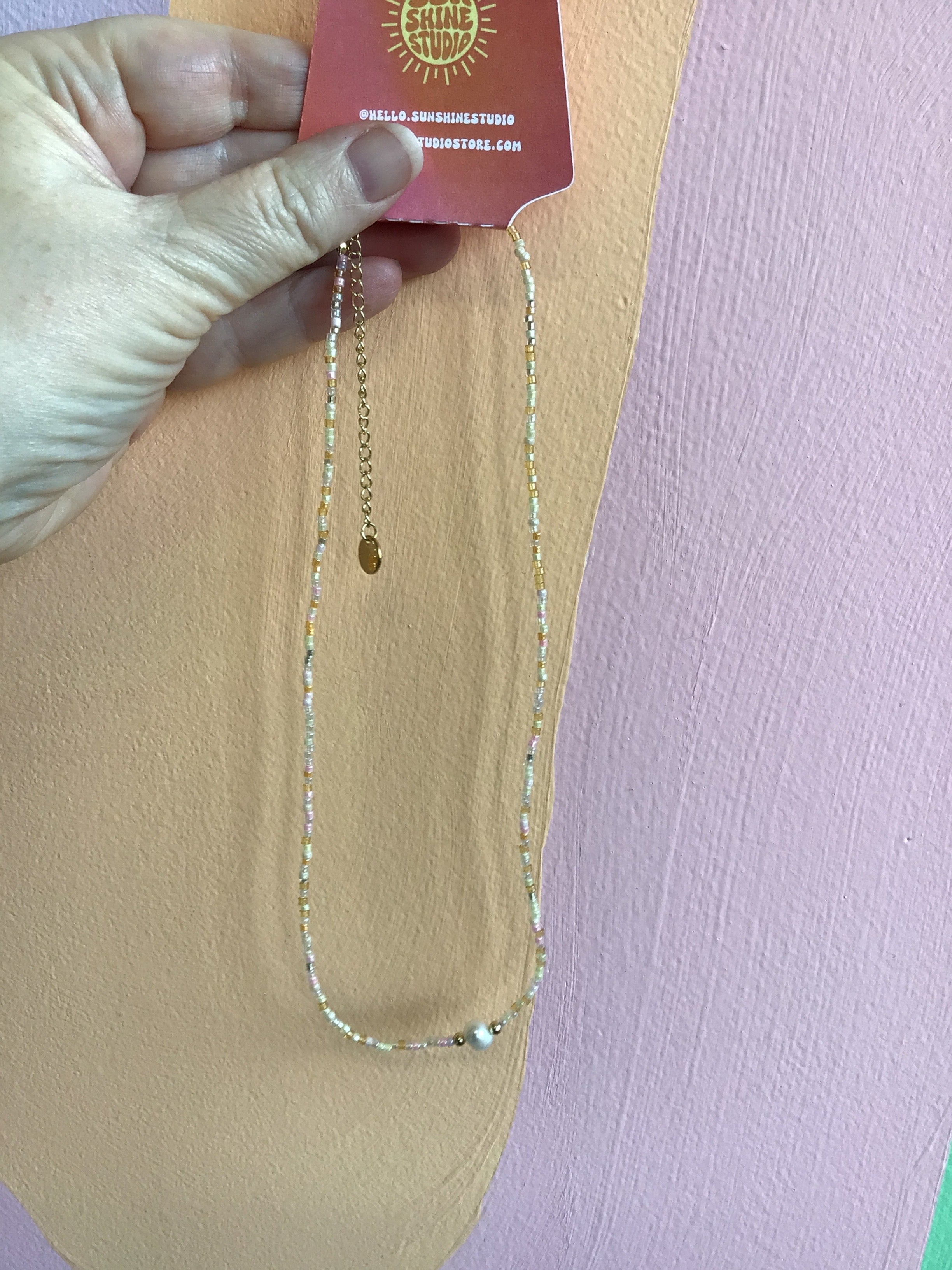 Color Beaded Necklaces