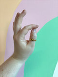 Riding The Wave Titanium Ring