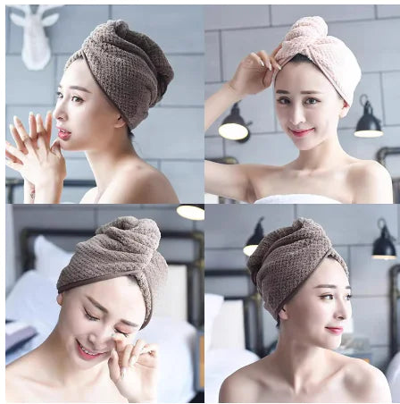 SwiftDry Hair Towel Wrap