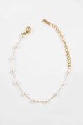 Oval Pearl Spaced Bracelet