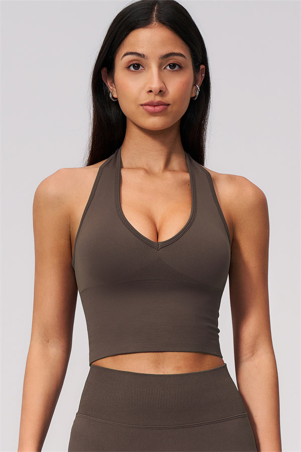 The New Allure Halter Top Capri Leggings 2-Piece Set