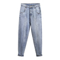 Plus Size Women's Loose Harem Denim Pants for Summer
