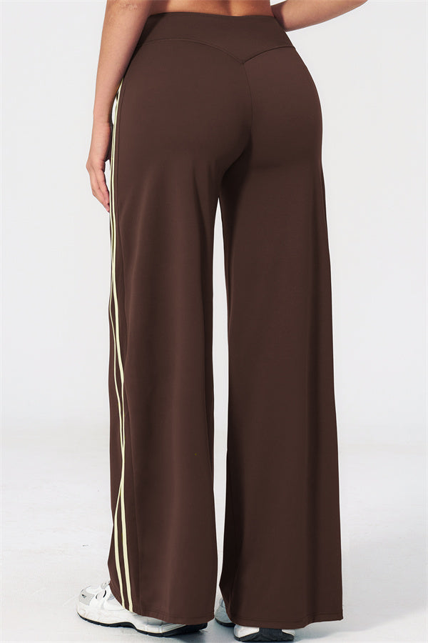 The Evoke Racerback Sports Bra Straight Leg Pants 2-Piece Set