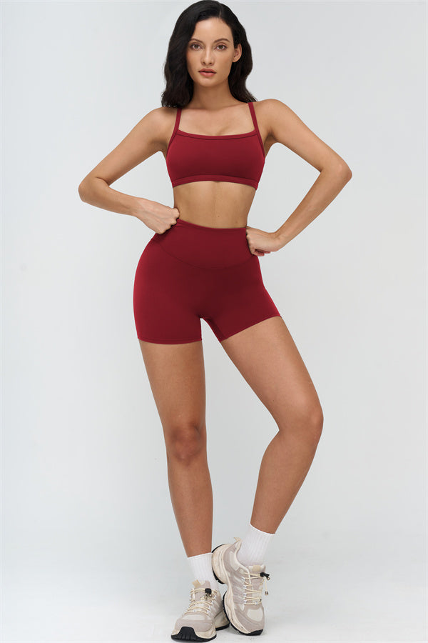 The Finesse Sports Bra Shorts 2-Piece Set