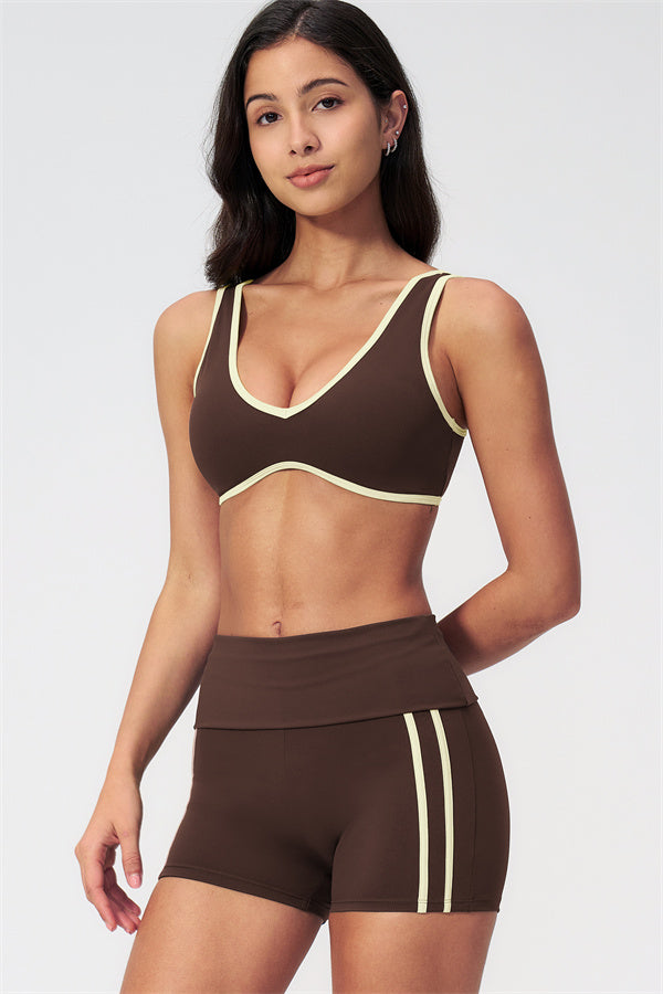 The Evoke Sports Bra Shorts 2-Piece Set