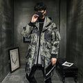 Austin Letter Patches Long Style Padded Coat