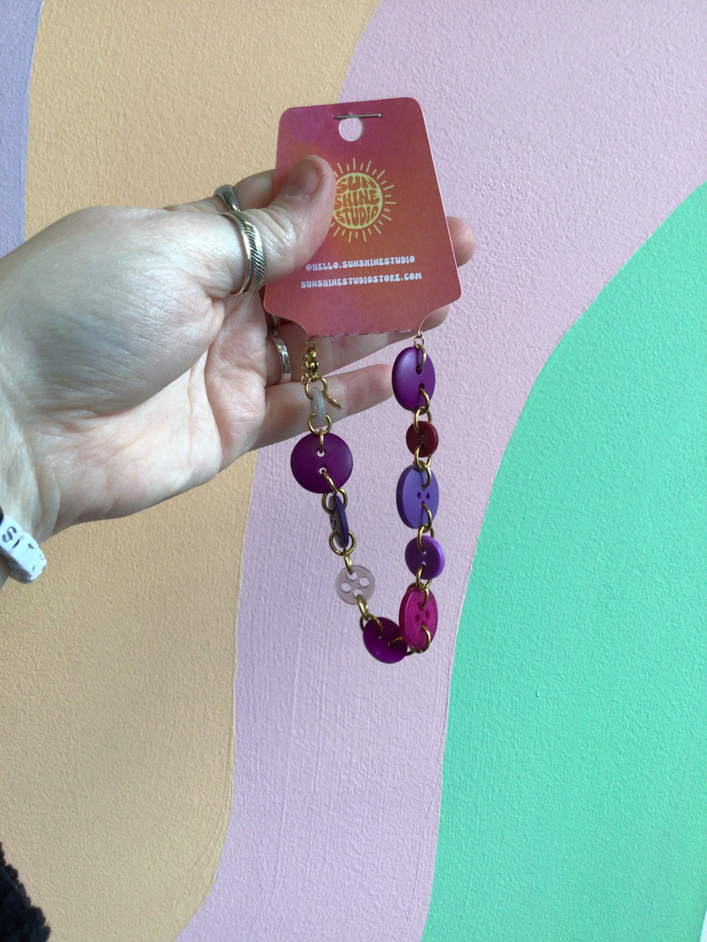 Button bracelet