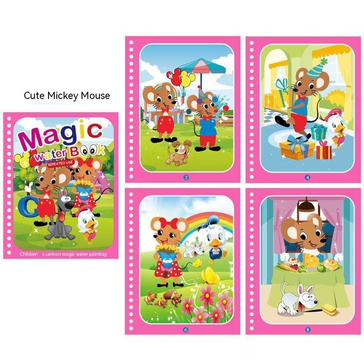 Children's Diy Magic Water Picture Book