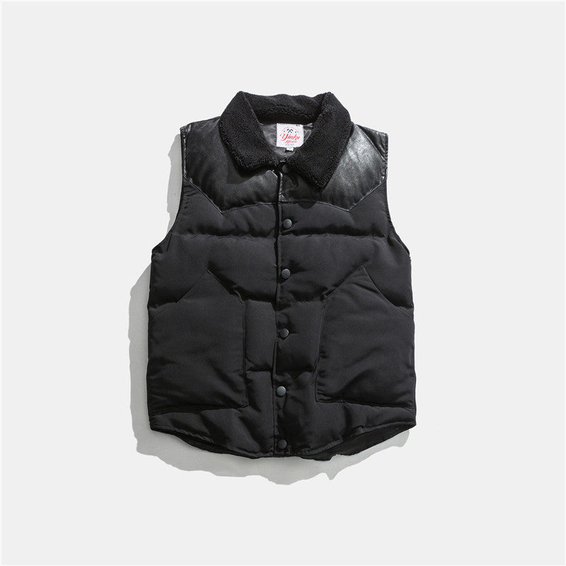 Retro casual vest male vest