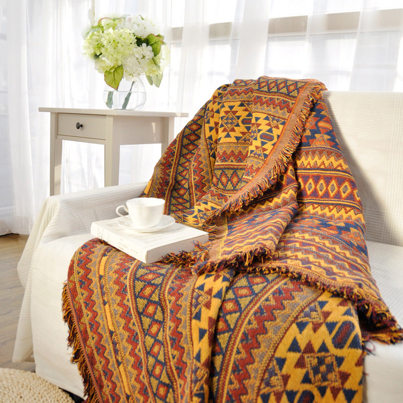 Anti-slip fabric sofa cushion sofa blanket