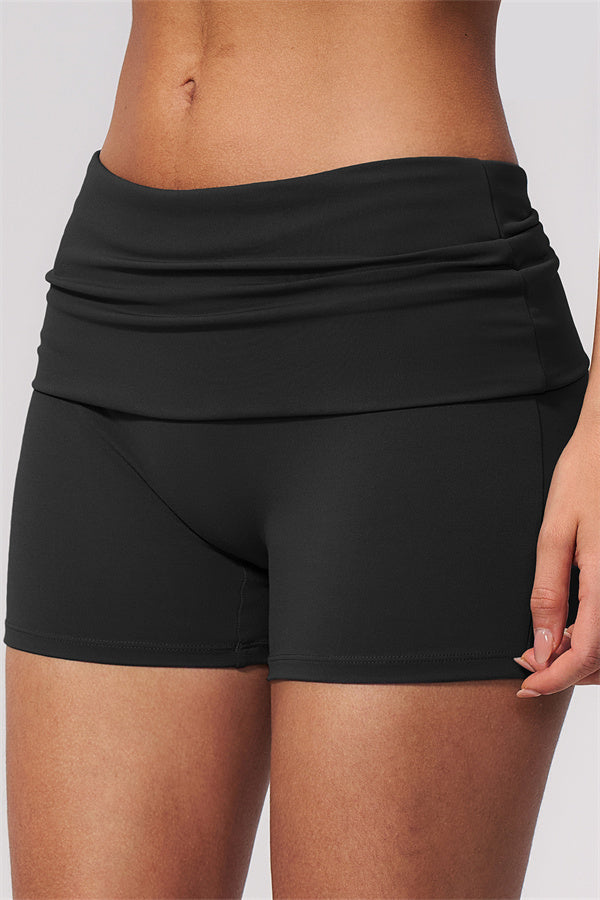 The Twirl Wide Strap Halter Crop Top Shorts 2-Piece Set
