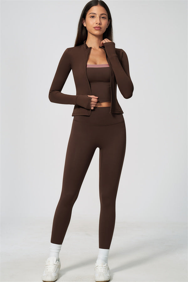 The Seraphine Jacket Tank Top Leggings 3-Piece Set