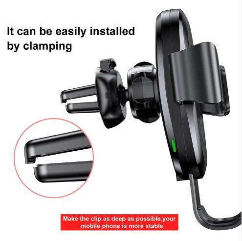 Gravity Bracket Wireless Car Charger – Fast, Secure, &amp; Hands-Free Charging On The Go