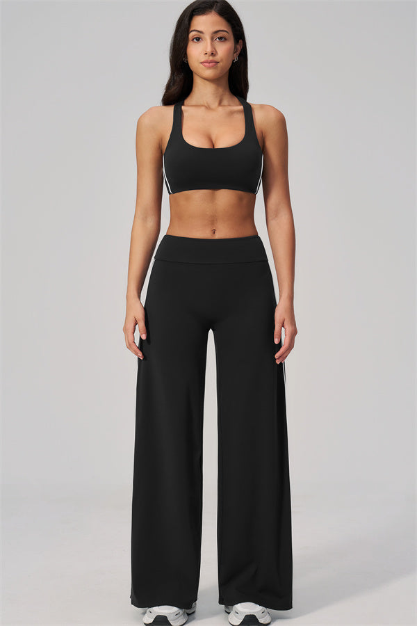 The Breathe Sports Bra Straight Leg Pants 2-Piece Set