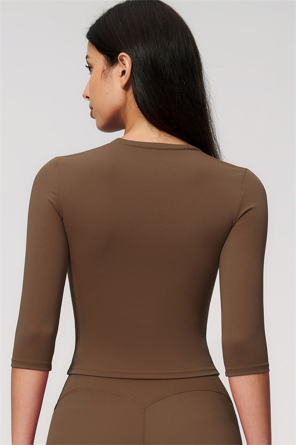 The Natalia Half-Sleeve Top
