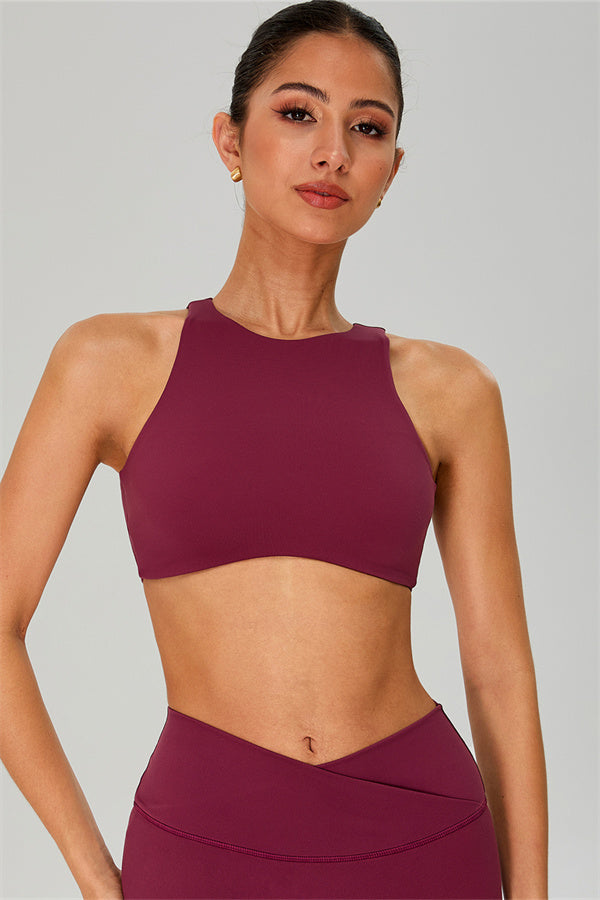 The Jewel Crop Top Crossover Shorts 2-Piece Set