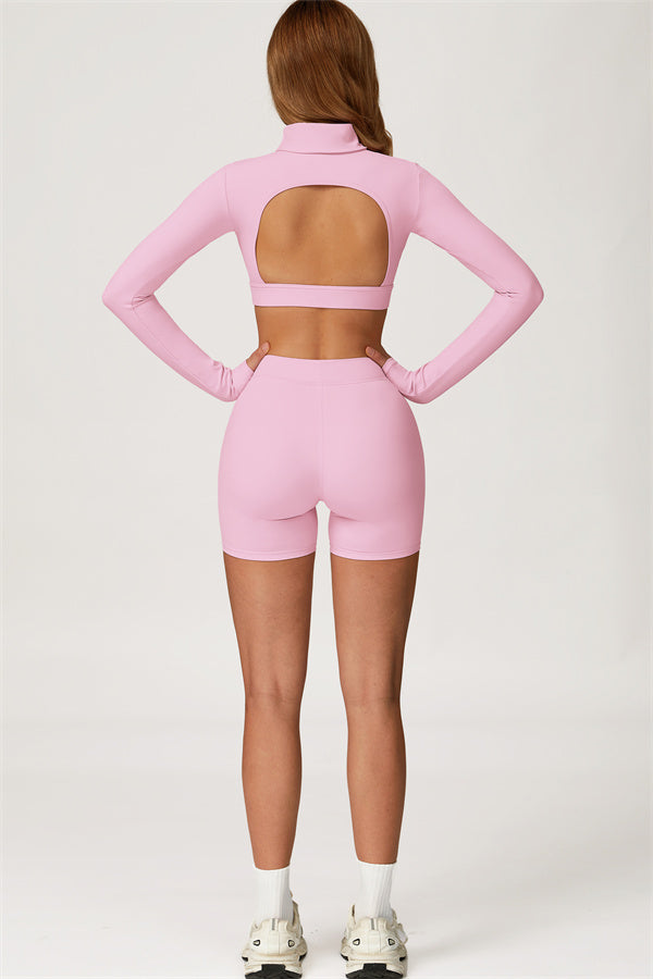 The Axis Crop Top Shorts 2-Piece Set