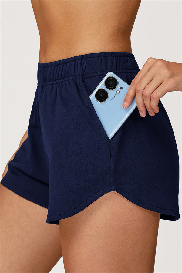 The Glacier Crop Hoodie Shorts 2-Piece Set