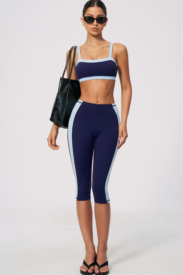The Sandstone Sports Bra Capri Leggings 2-Piece Set