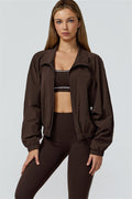 The Venus Zip Jacket Sports Bra Leggings 3-Piece Set