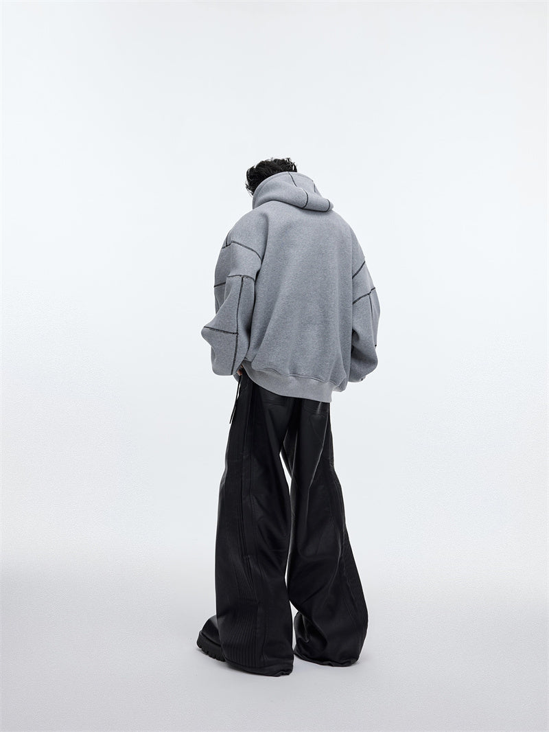 Men's Three-dimensional Fleece Hoodie