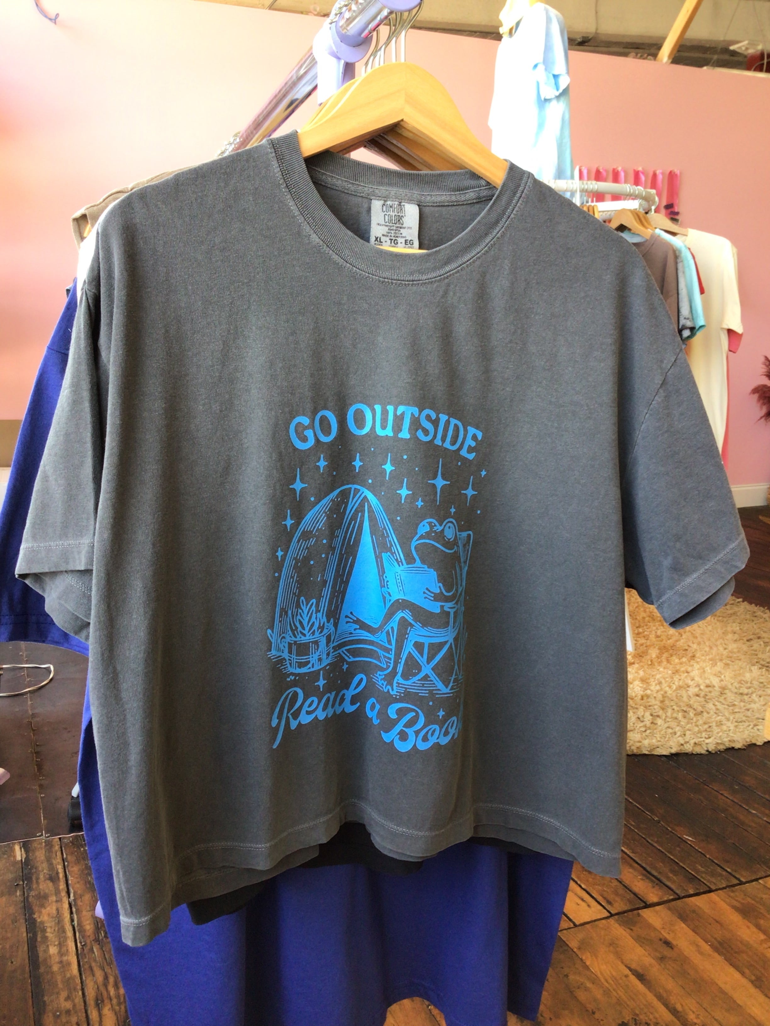 “Go Outside, Read A Book” Shirt