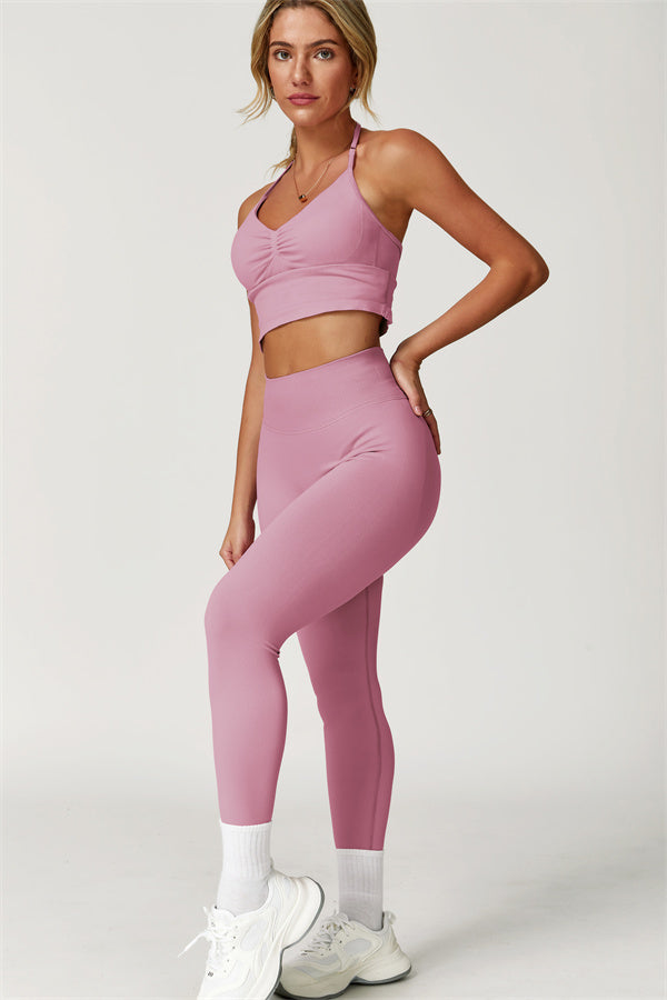The Allure Halter Top Leggings 2-Piece Set