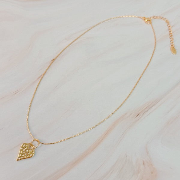 Stars Throw Heart Necklace