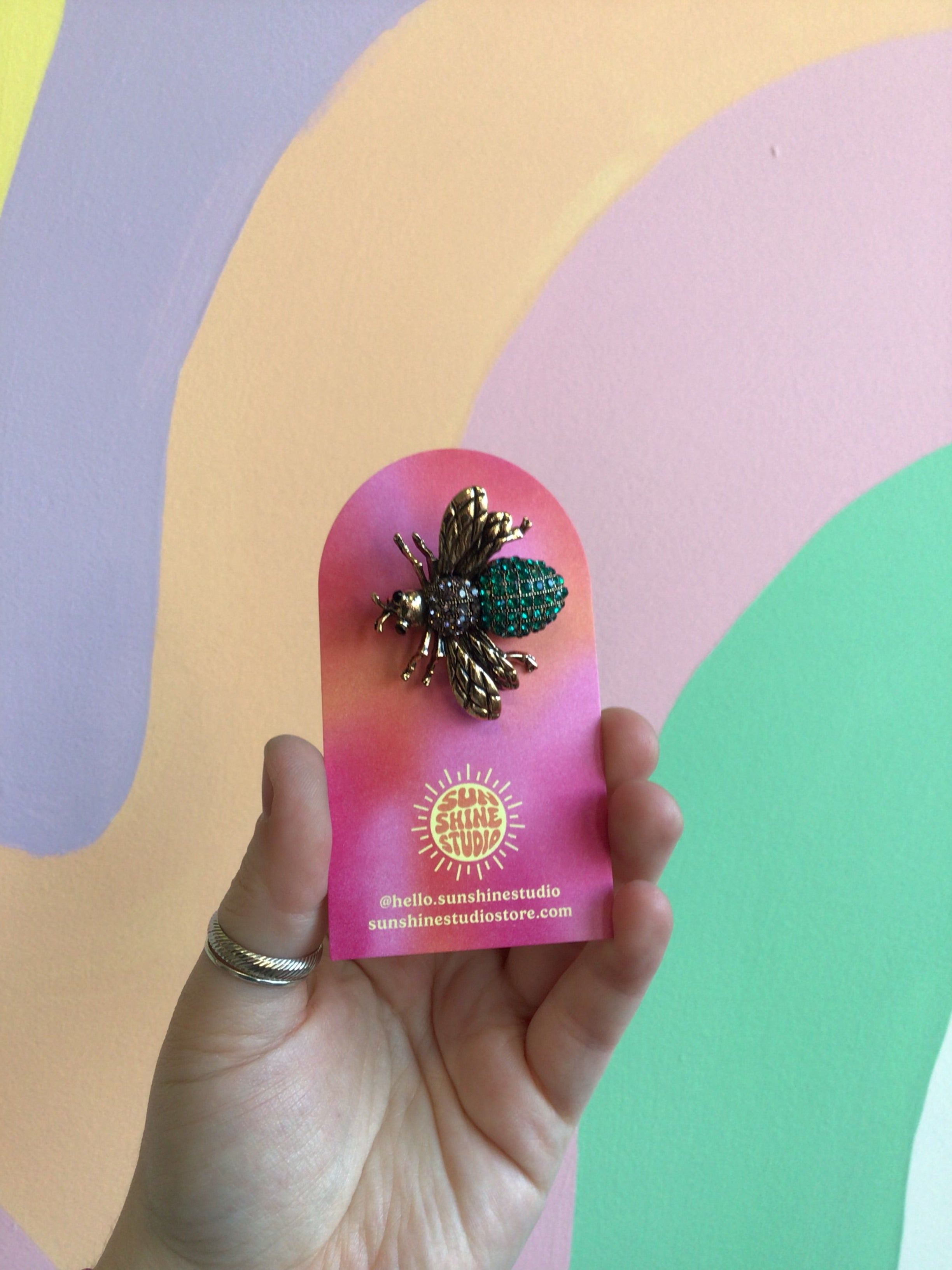 Bejeweled Brooches