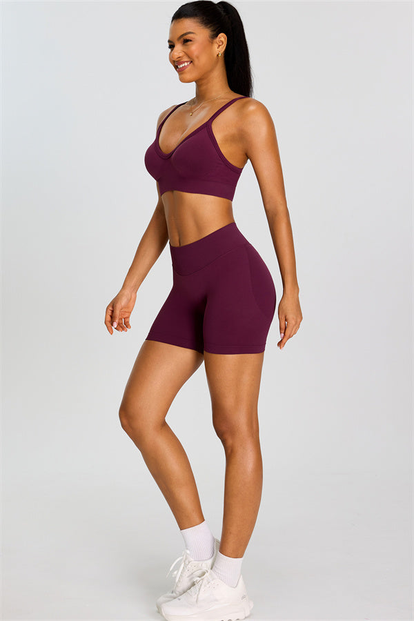 The Zero Drag Sports Bra Shorts 2-Piece Set