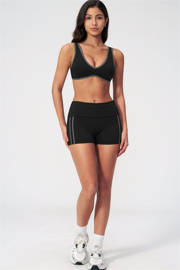 The Evoke Sports Bra Shorts 2-Piece Set