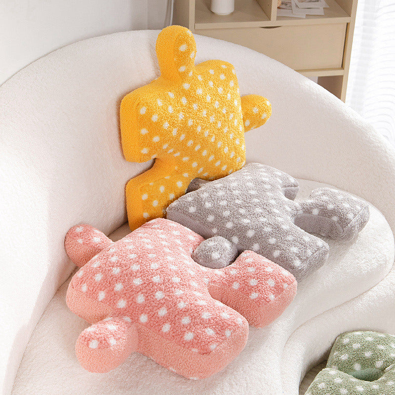 Puzzle Cushion Plush Toy Sofa Cushion