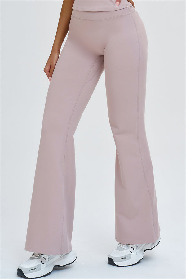 The Slate Cross Back Top Flared Leggings 2-Piece Set