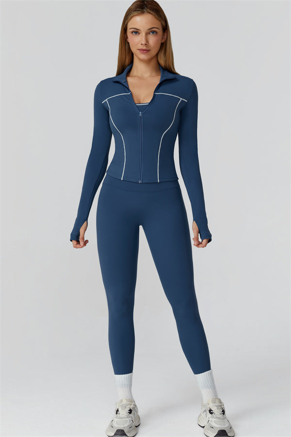 The Venus Zip Top Leggings 2-Piece Set