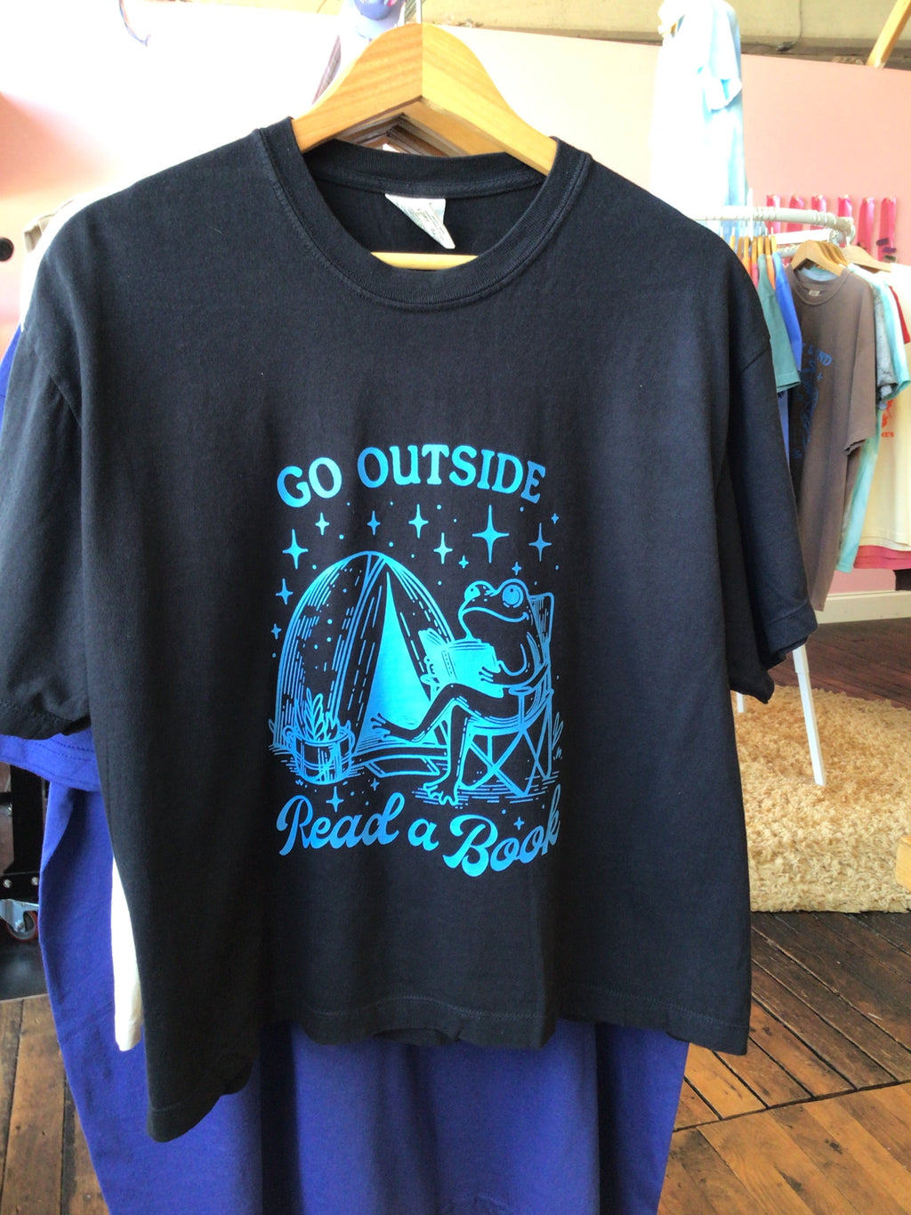 “Go Outside, Read A Book” Shirt