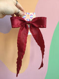 Ruffled Hair Bow