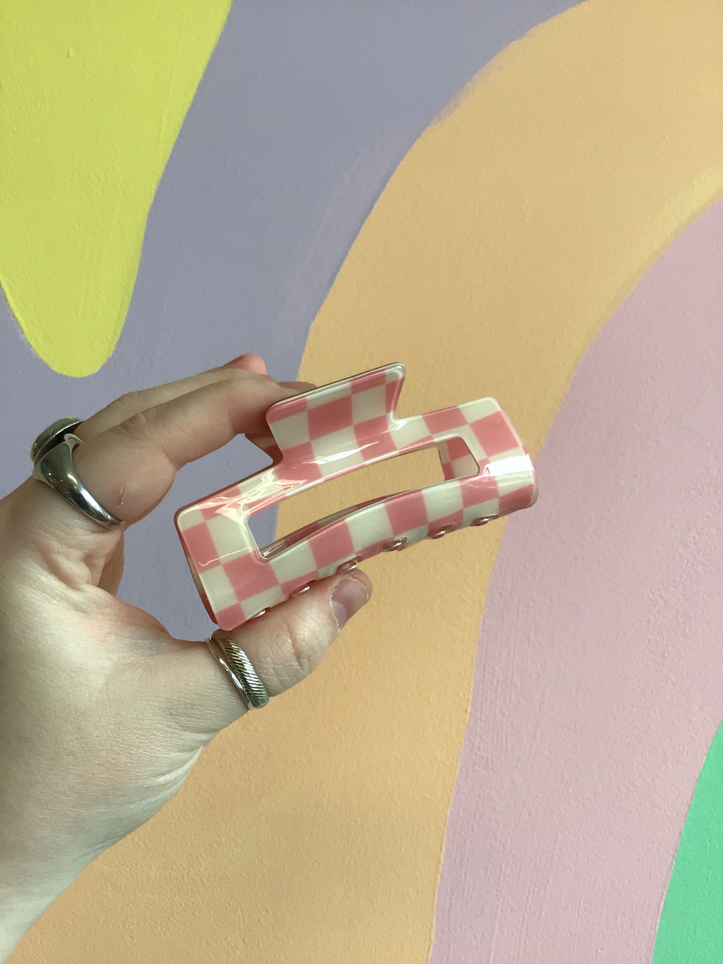 Checker Hair Claws