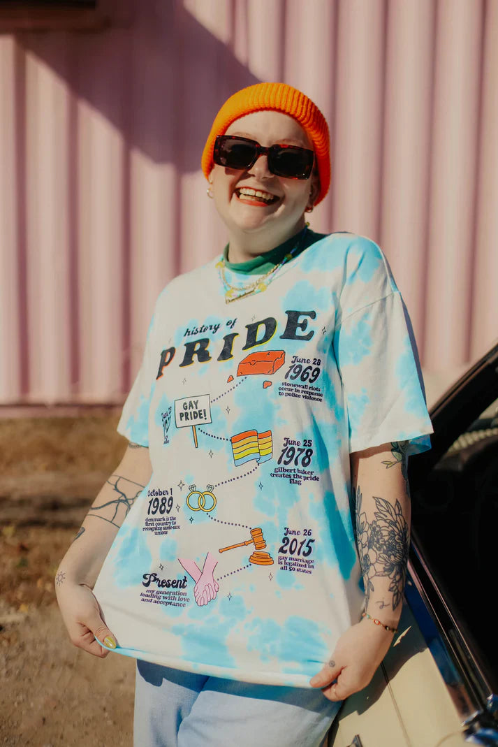 "History of Pride" t-shirt 100% Cotton