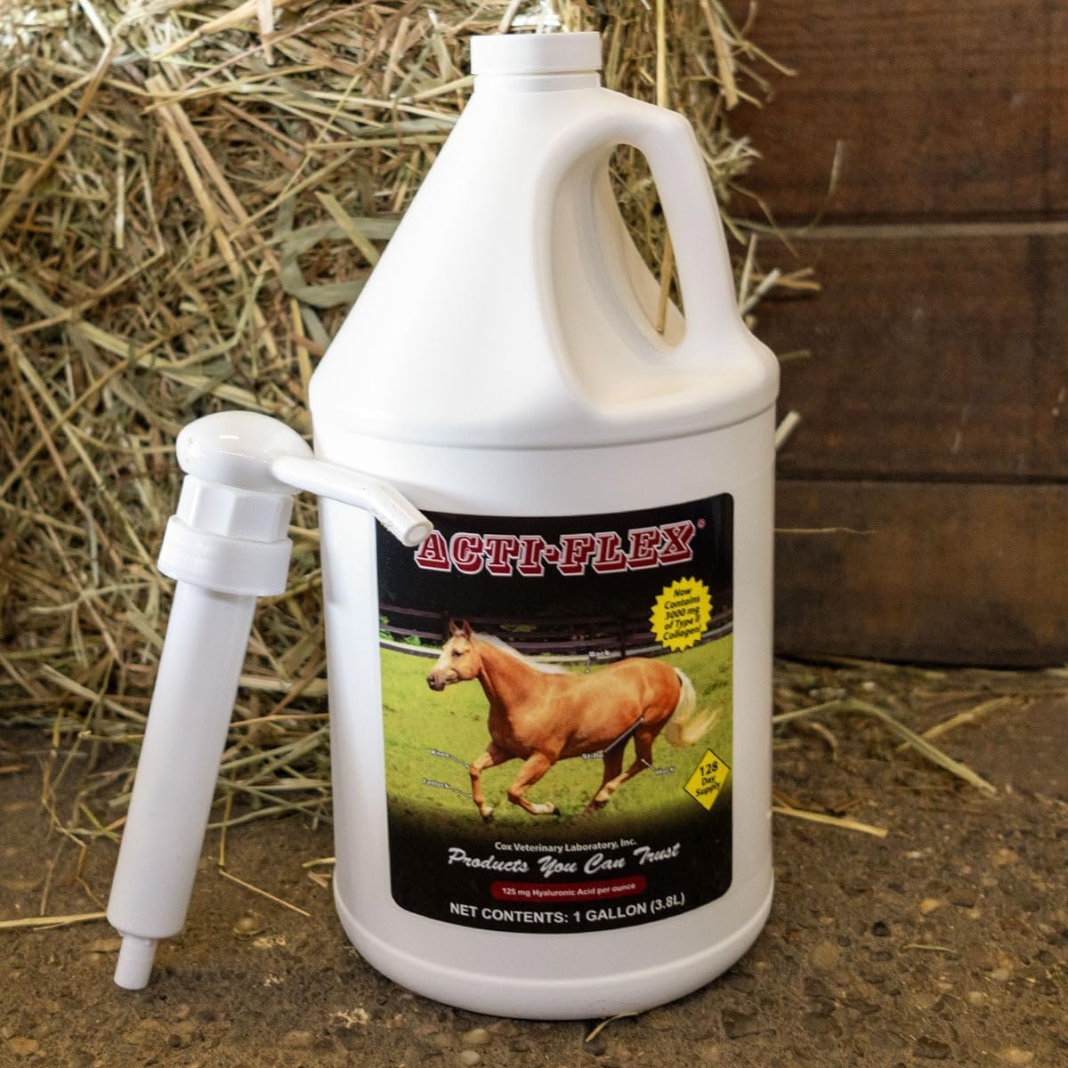 Cox Vet Lab Acti-Flex Equine Joint Supplement Piña Colada Flavor 1 Gallon