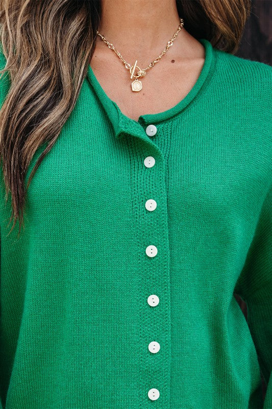 Evatyn Knit Drop Shoulder Sweater