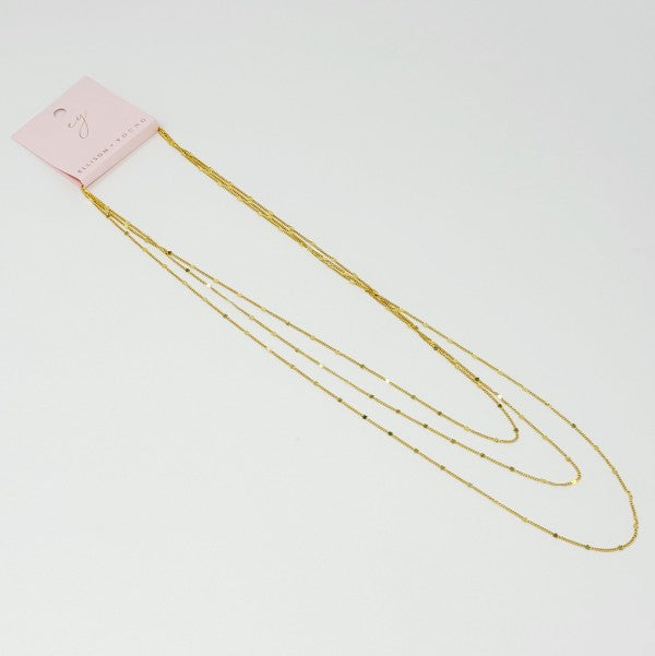 Show Me The Ways Necklace, Gold