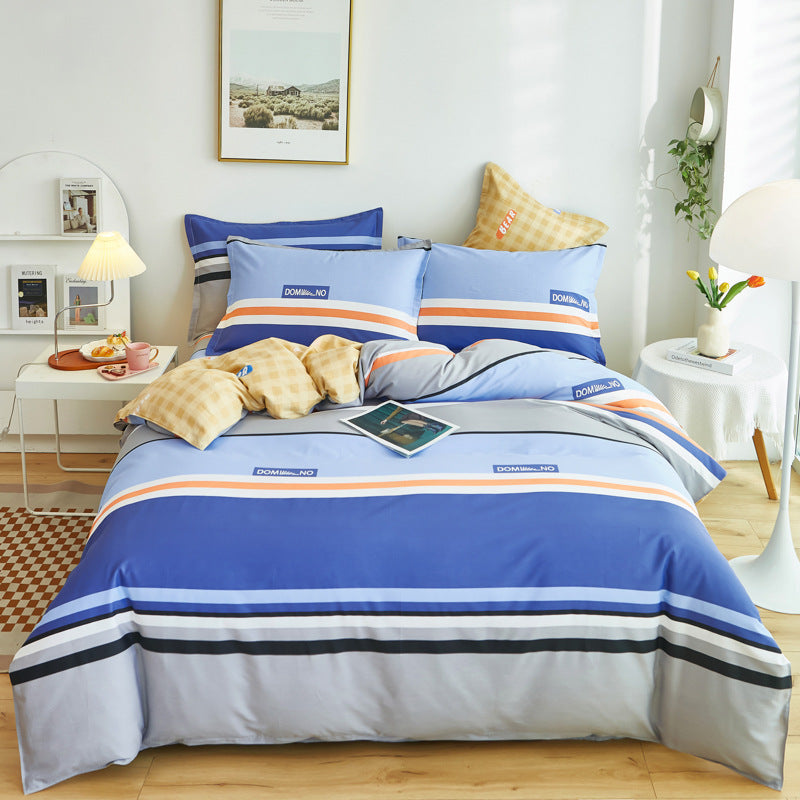 Quilt Cover Single Wholesale Pure Cotton Single Double Student Dormitory Three-piece Set
