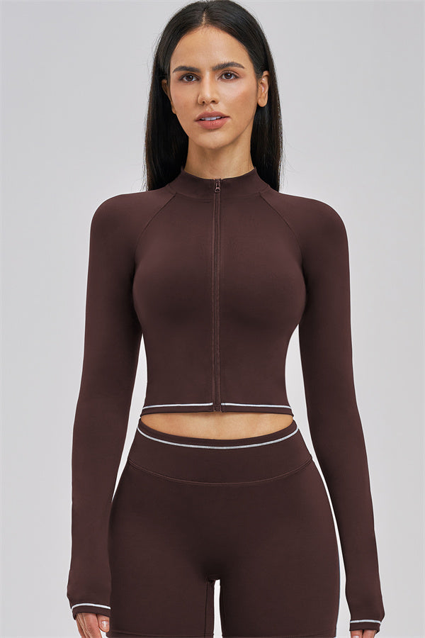 The Unbound Jacket Crop Top Leggings 3-Piece Set
