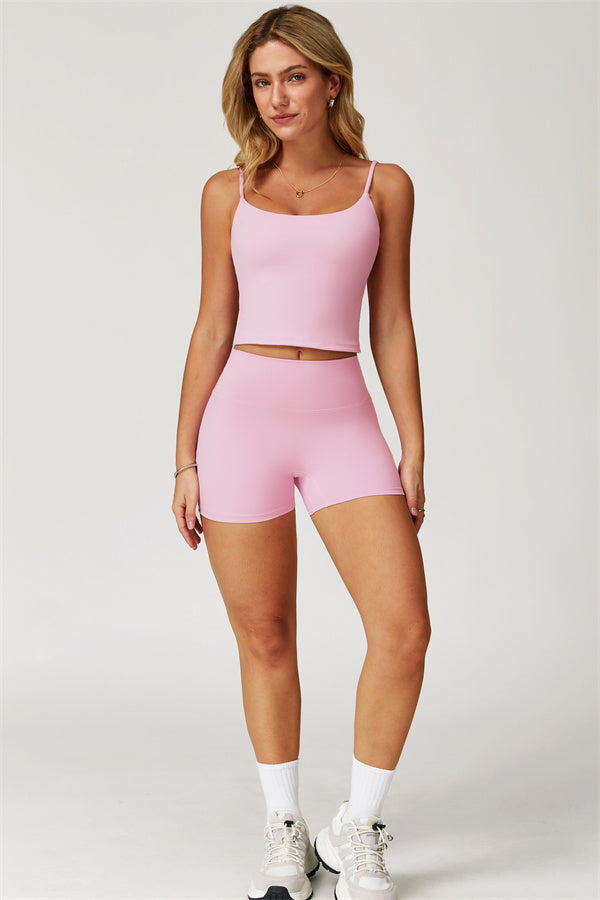The Agile Crop Top Shorts 2-Piece Set