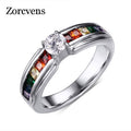 Zircon Rainbow Ring