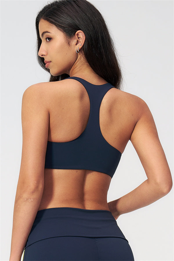 The Evoke Racerback Sports Bra Straight Leg Pants 2-Piece Set