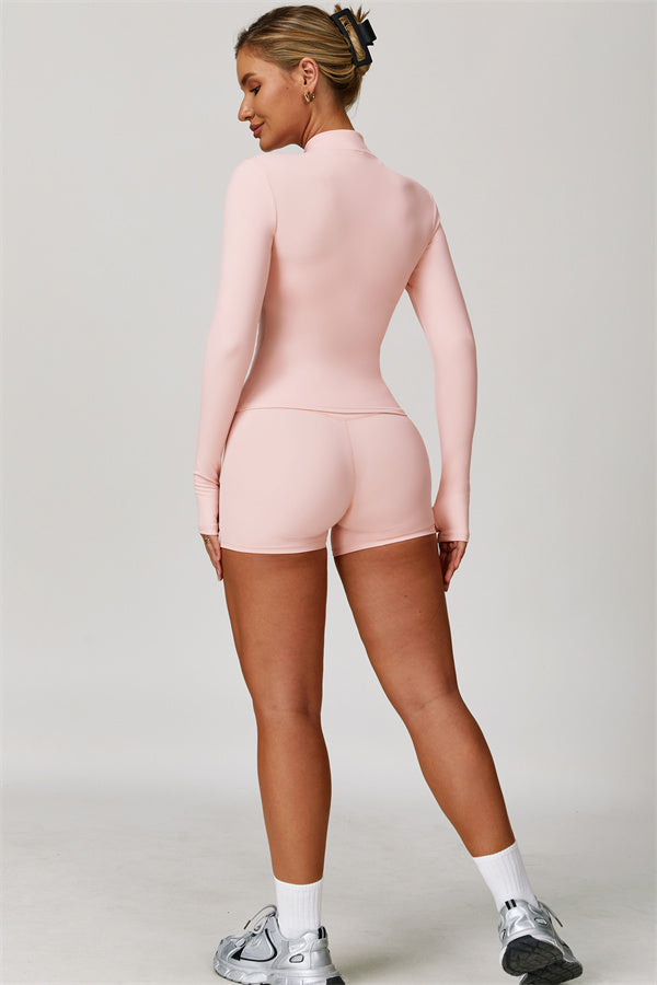 The Refresh Jacket Sports Bra Shorts 3-Piece Set