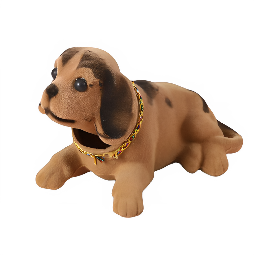 Car Dashboard Nodding Puppy Toys Cute Shaking Head Dog Doll Auto Decor Car Ornaments Kids Gift Auto Interior Accessories