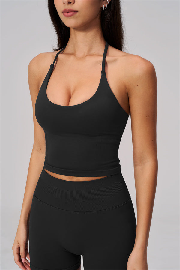 The Align Halter Tank Top Flared Leggings 2-Piece Set